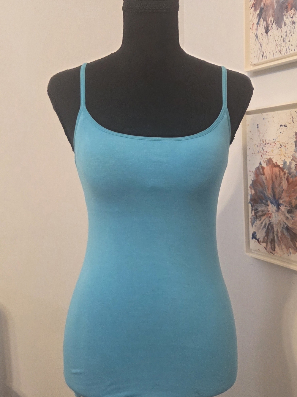 Uniqlo- Women’s Light Blue Slim Fit Camisole Tank Top